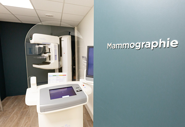 Mammographie à l'Imagerie médicale de Rive Gauche et Rive Droite